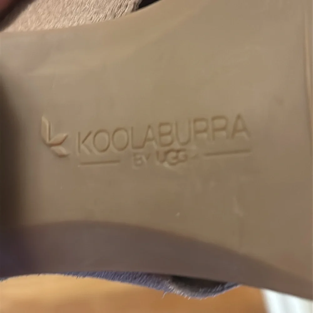 Koolaburra By UGG Tan Sandals with Modern Cut-Out Design